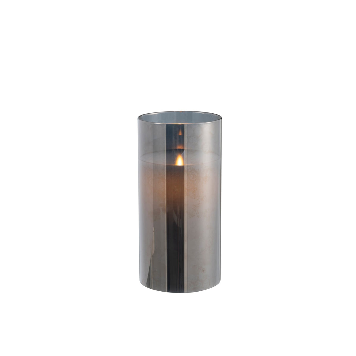 LED-lampe Blinkende Glas Grå Medium