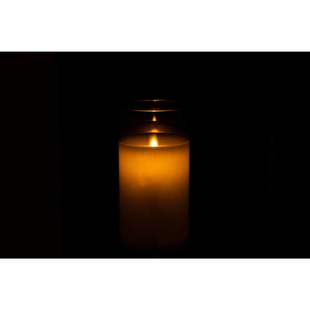 LED-lampe Blinkende Glas Grå Medium