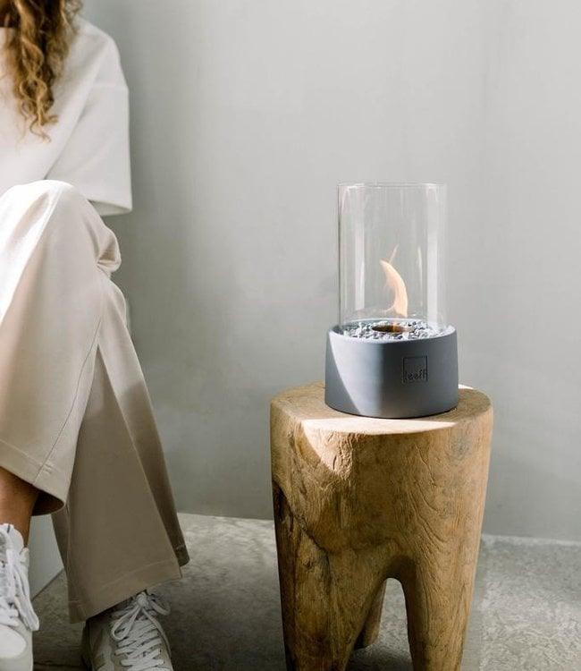 Leeff Stonefire Grijs - Buitenhaard - LEEFF - livinglovely.nl