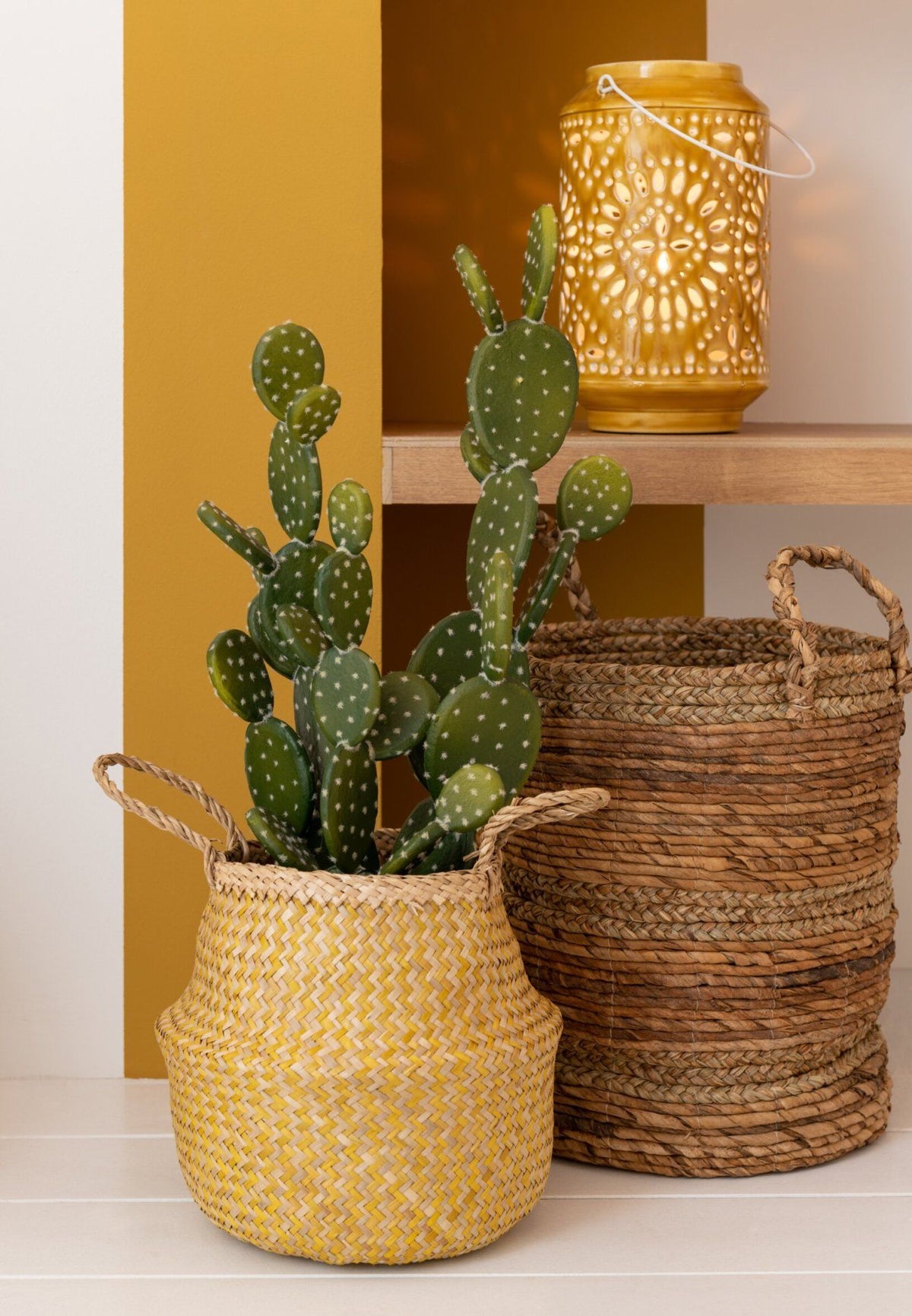 Kurve Lucie Raffia Naturel Sæt med 3 J-Line