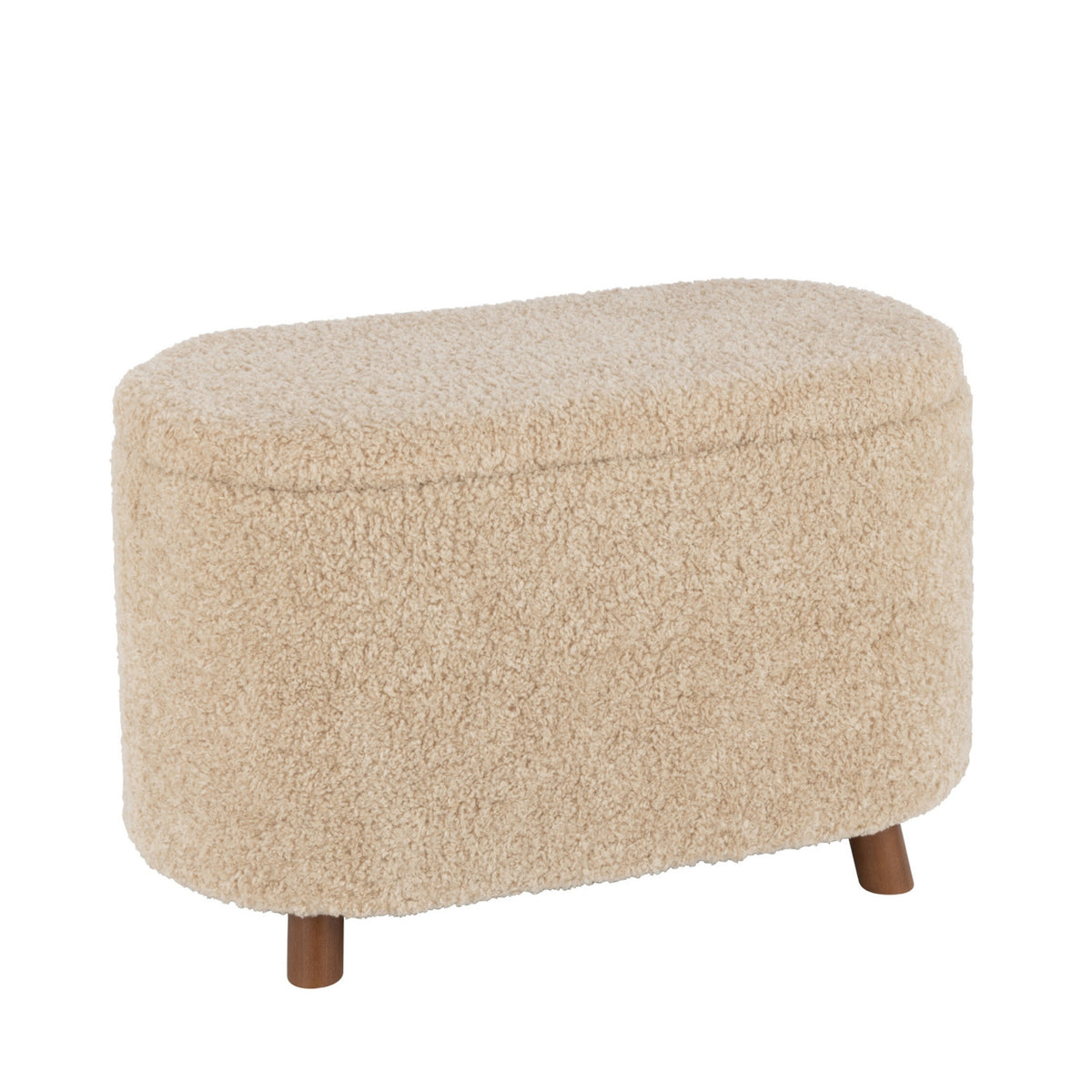 Opbevaringspuf Teddy Beige J-Line