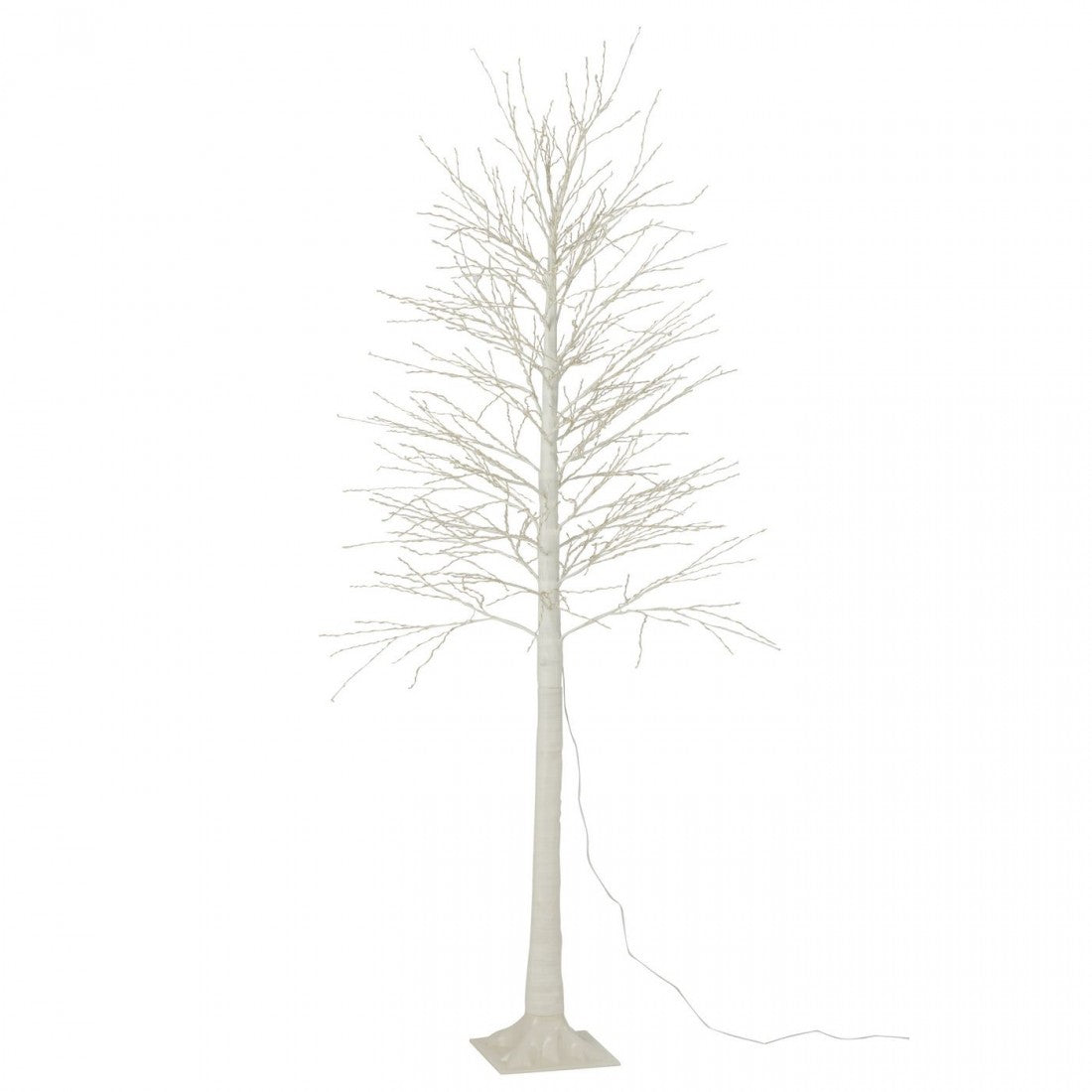 Juletræ 3000 LED plast hvid large H210 cm J-Line