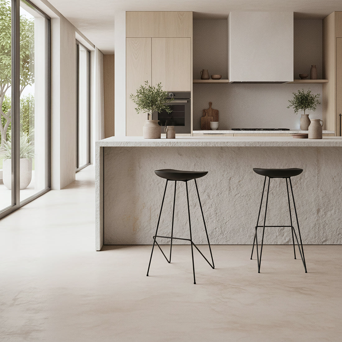 Barstol Loft sort Raw Materials