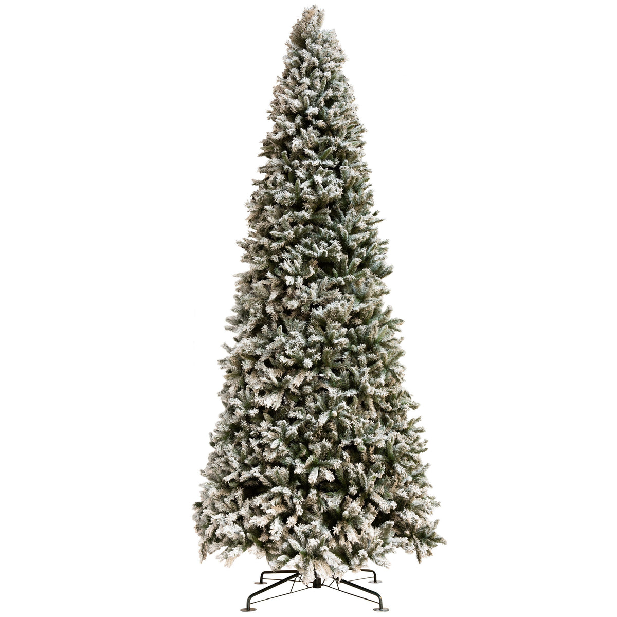 Kunstig juletræ Besnejet XXL H450cm J-Line