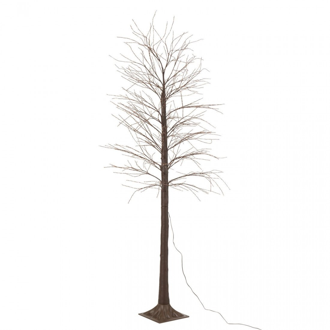 Juletræ 3000 LED plast brun large H210 cm J-Line