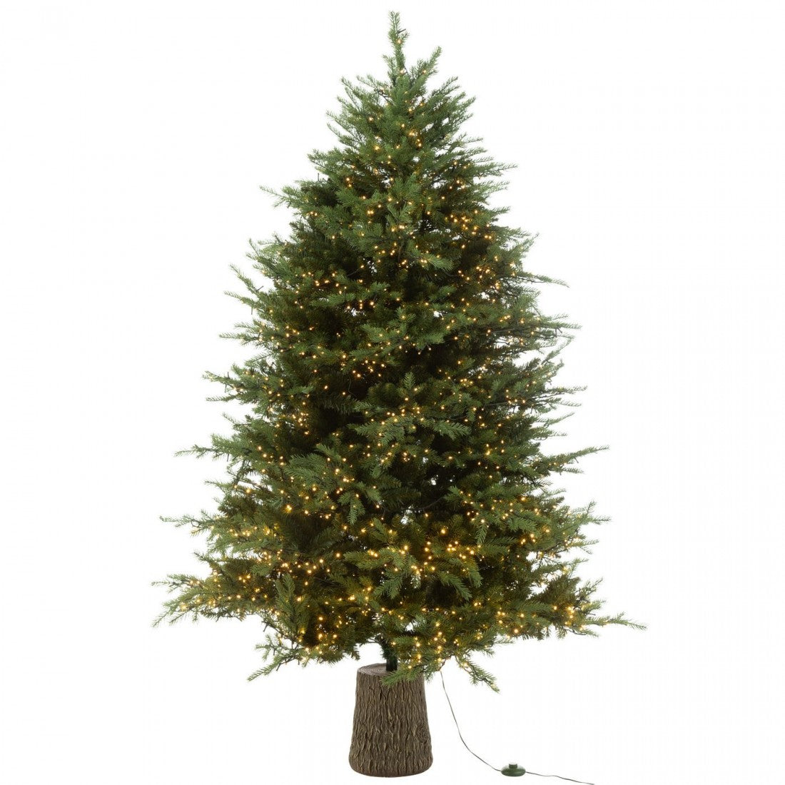 Juletræ 3000 LED-lys Plastik Grøn H210cm J-Line