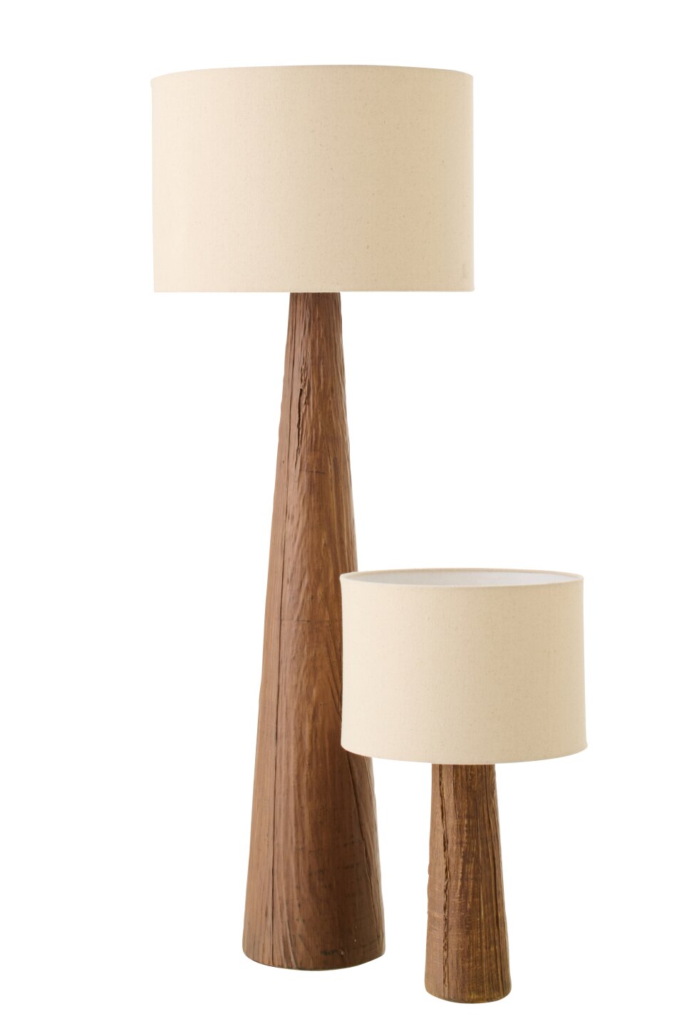 Bordlampe Melina keramik mørkebrun small J-Line