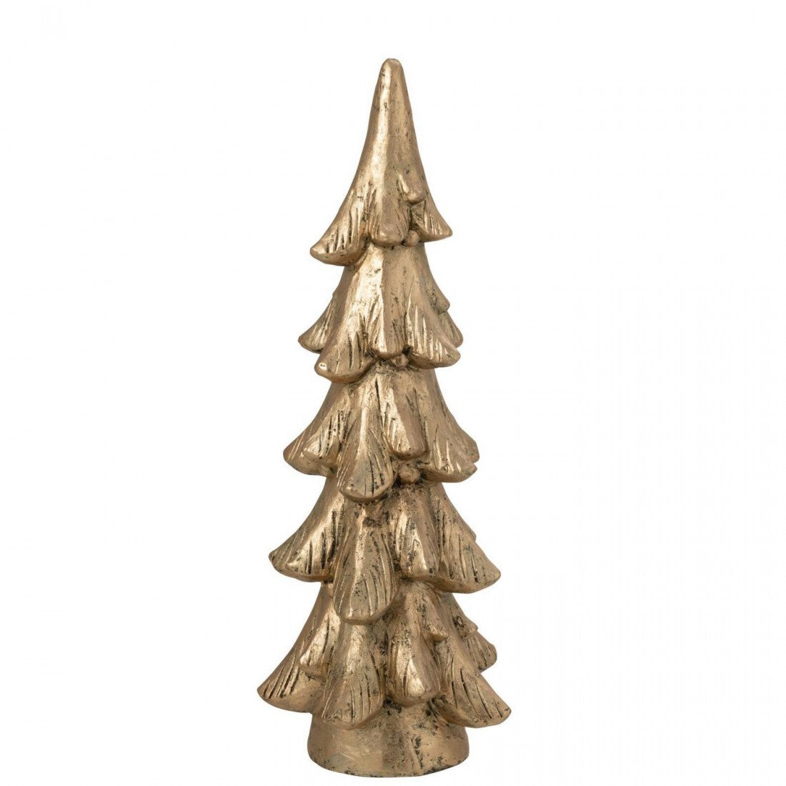 Juletræ rundt med base i guldfarvet magnesium, H74 cm, large J-Line
