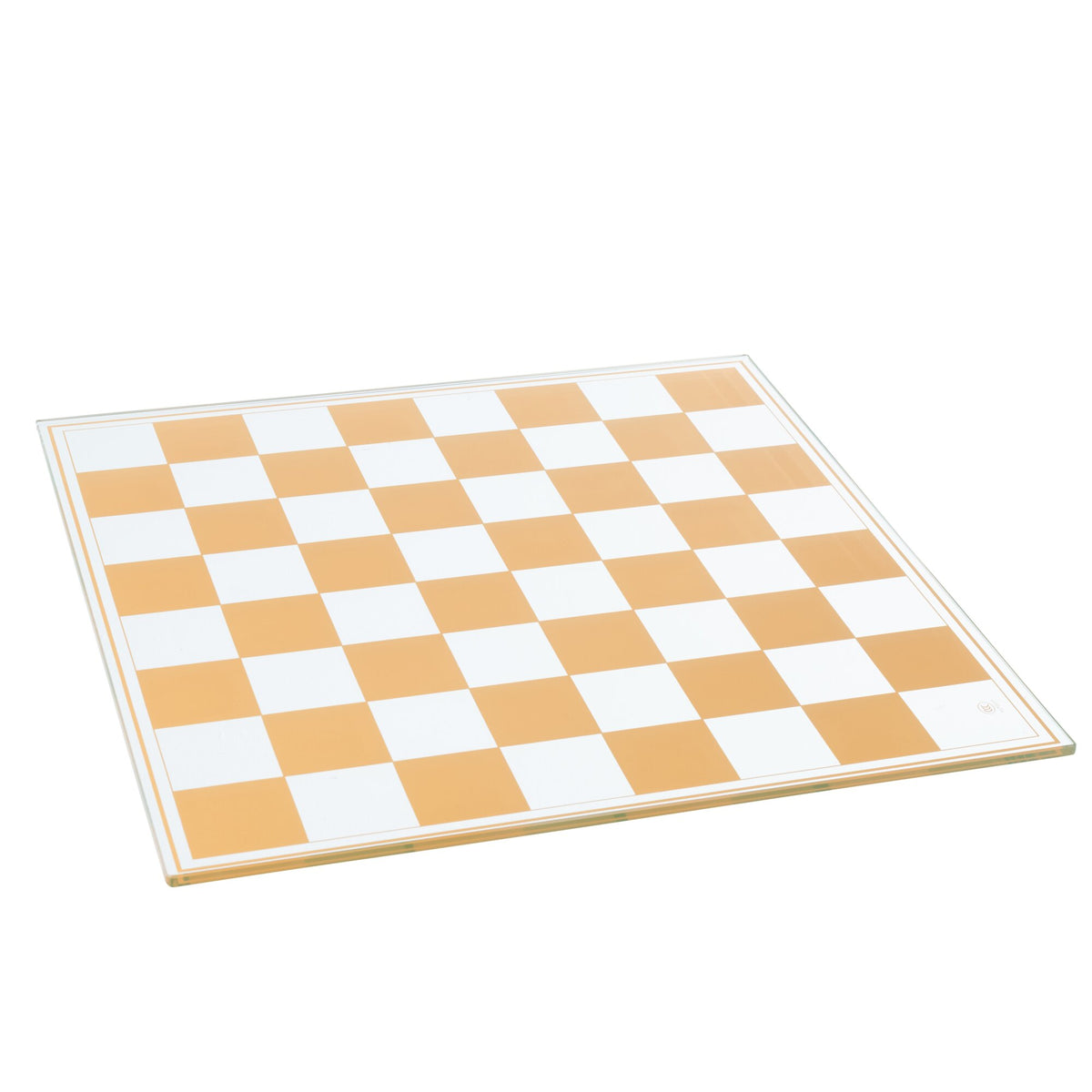 Skakspil i glas og polyresin, multicolor – J-Line