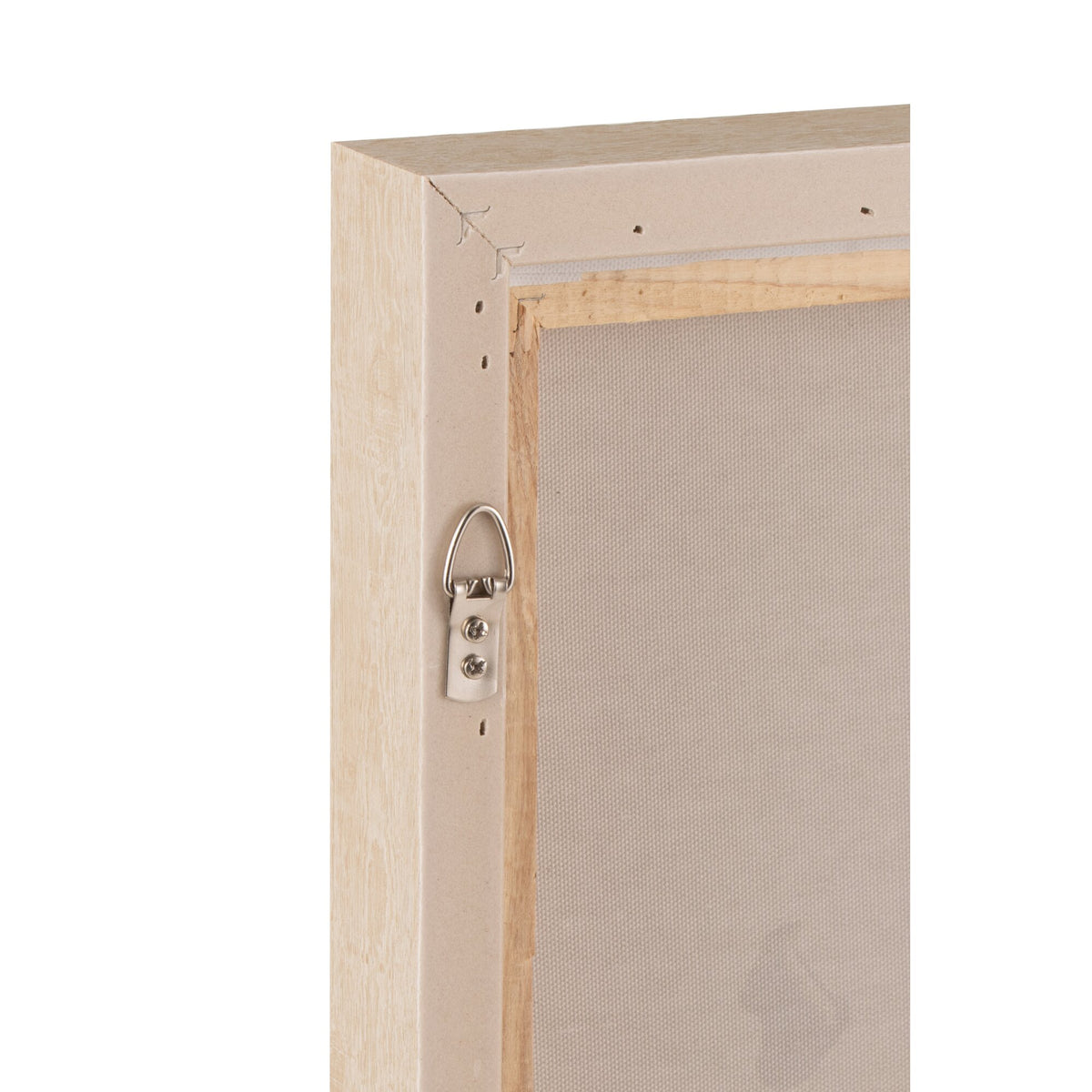 Malerier Vase Pampas Lærred/Træ Beige Sæt med 2 J-Line