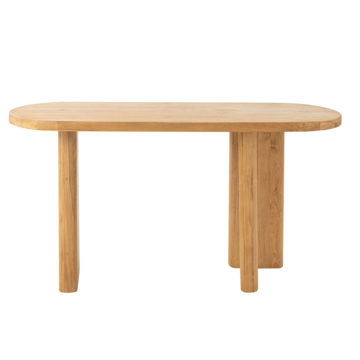 Bord i teaktræ, natur, J-Line