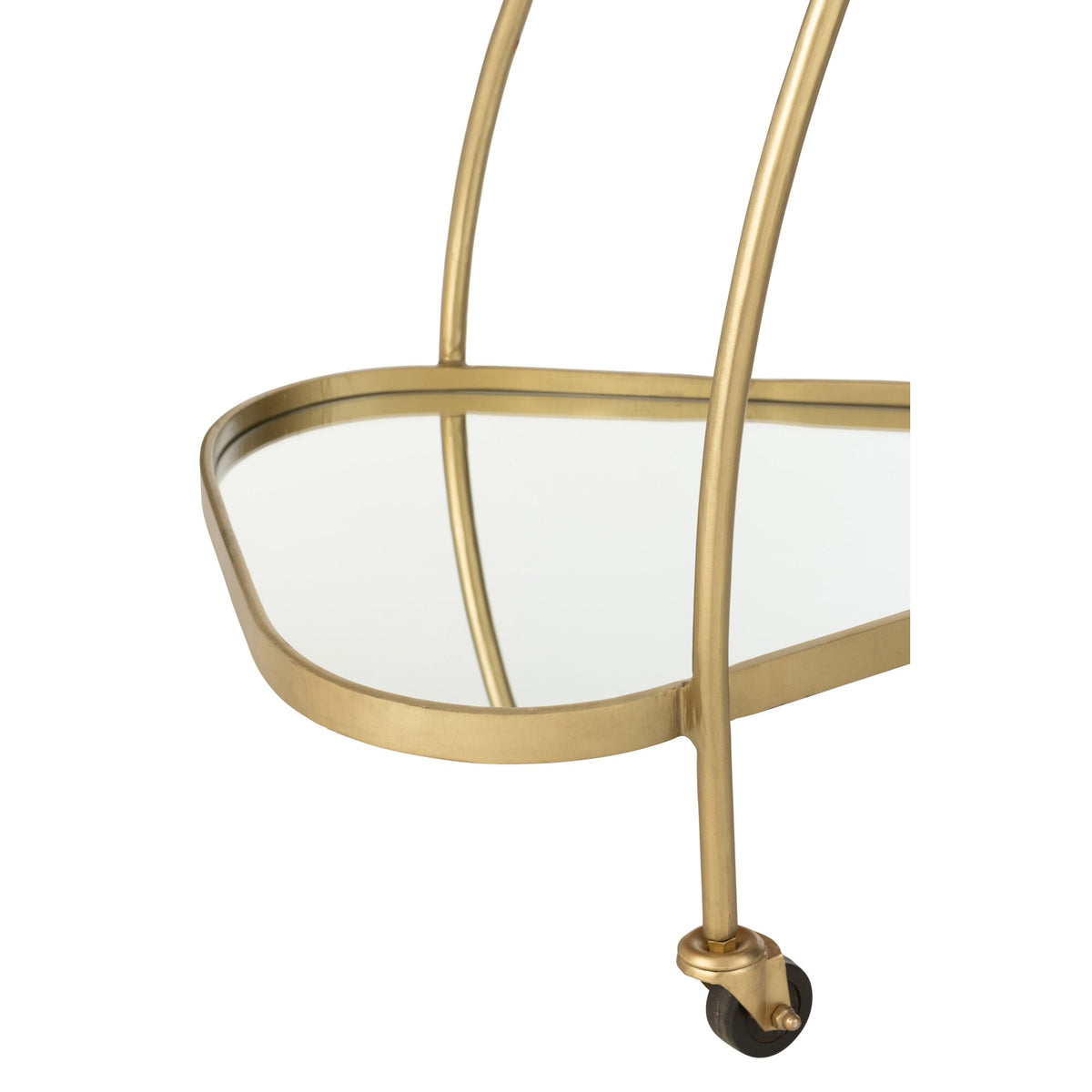 Trolley Trekant Metal/Spiegel Guld J-Line