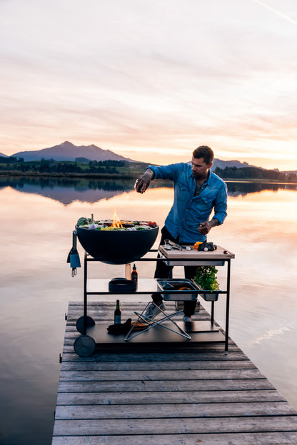 Fire Kitchen BBQ med Höfats Bowl 70 udekøkken