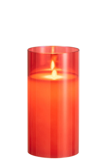 Ledlamp Blinkend Glas Rood Medium