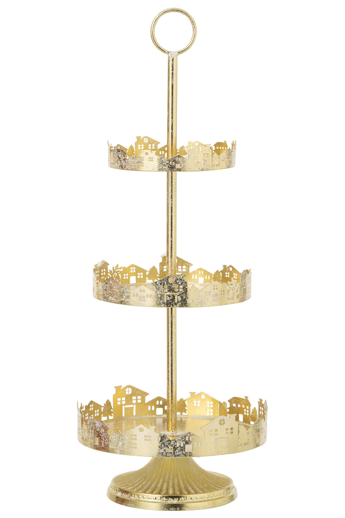 Decoratief Dienblad IJzer Goud J-Line