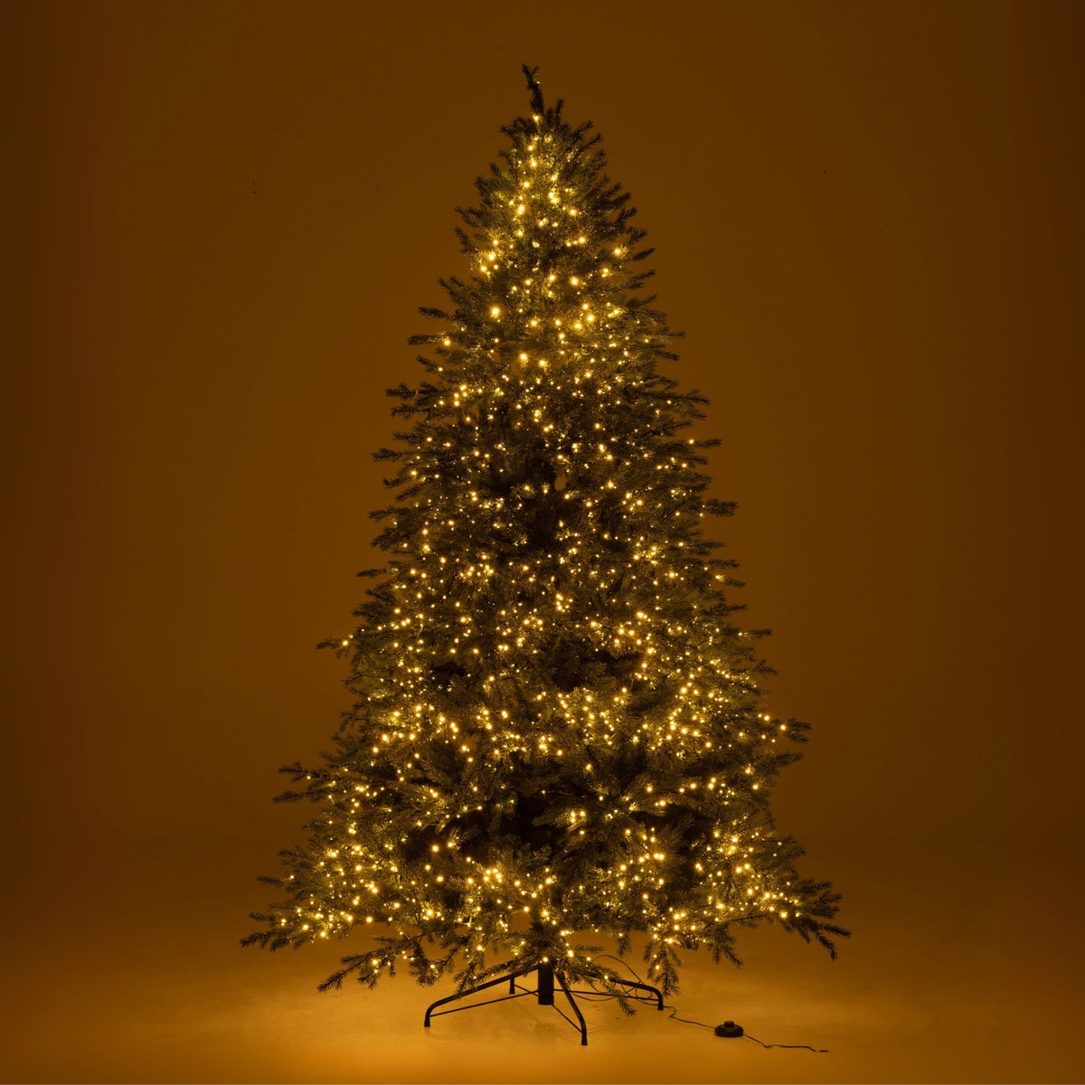 Juletræ 3000 LED kunstigt mørkegrønt, large, H 225 cm – J-Line