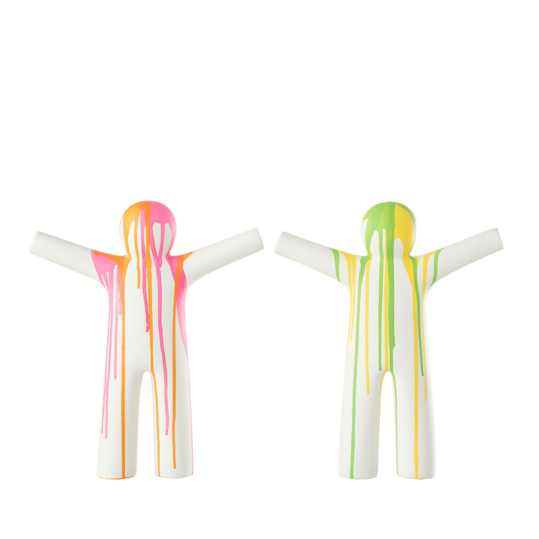 P’tit Maurice Paint-figur i flere farver, stor, J-Line, sæt med 2