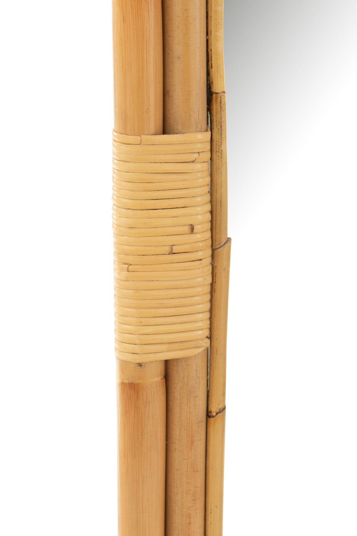 Spiegelstige i naturfarvet rattan, J-Line