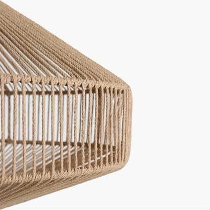 Linea hængelampe Gem natur Ø60x33 cm råmaterialer