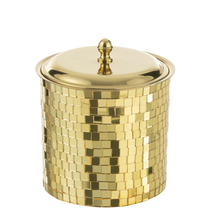 Iskrukke mosaik rustfrit stål guld J-Line