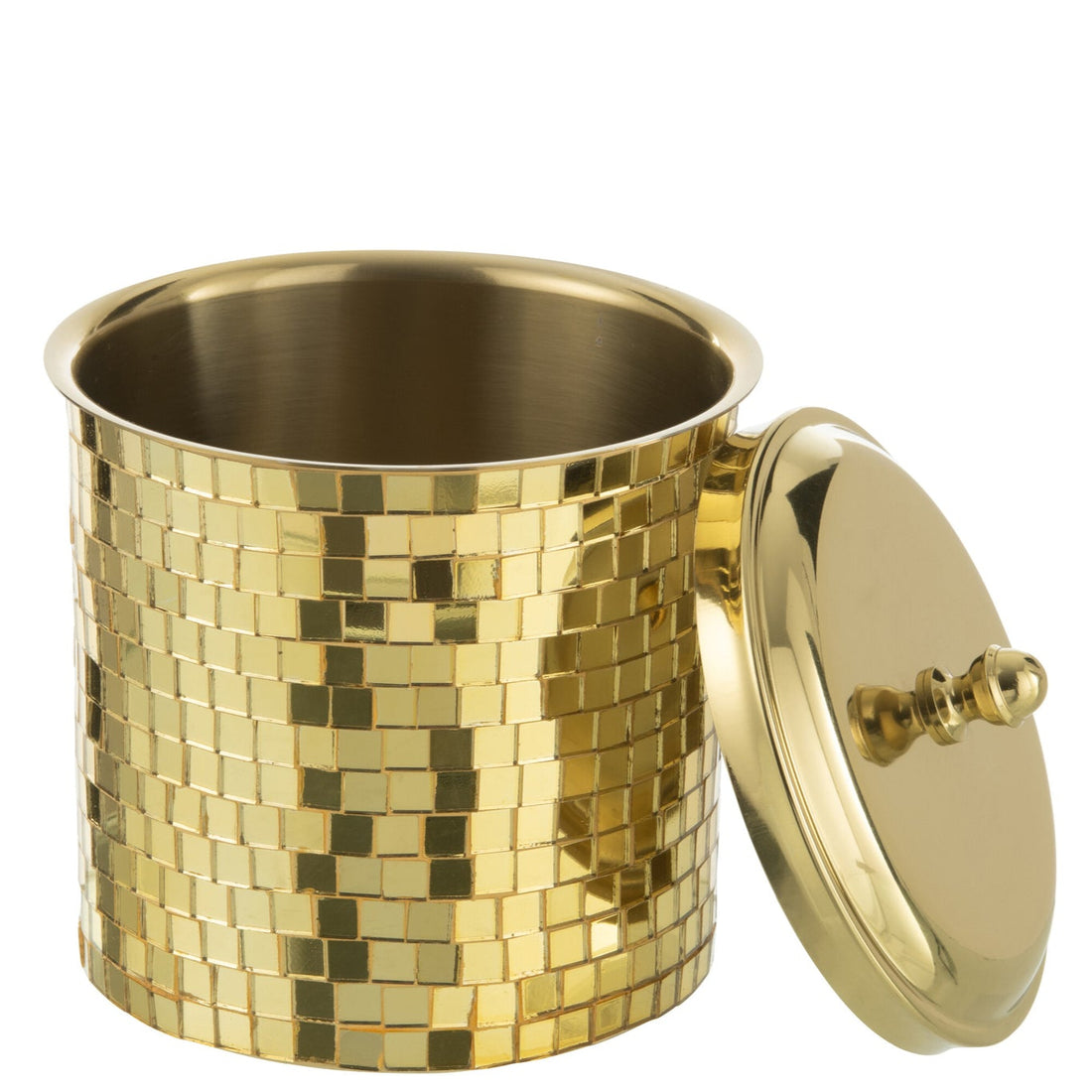 Iskrukke mosaik rustfrit stål guld J-Line