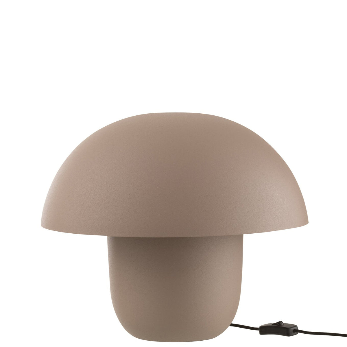 Bordlampe i metal, taupe, mellemstørrelse, J-Line