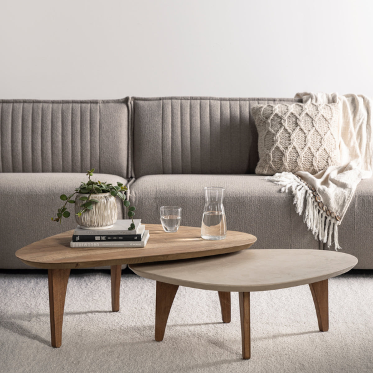 DTP Home Bliss Mortex-sofabord Pebble
