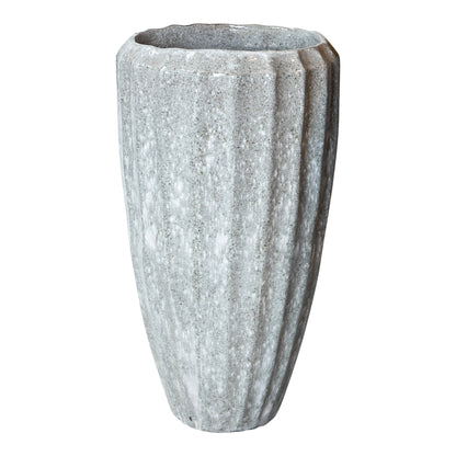 Hvid keramisk urtepotte Olver Small Ø48x90 cm PTMD