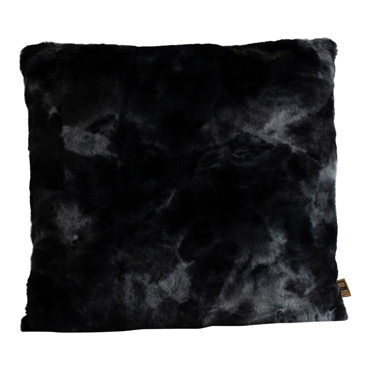 Linde pude sort fløjl 60x60 cm PTMD
