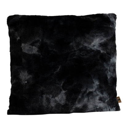 Linde pude sort fløjl 60x60 cm PTMD