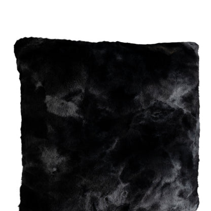 Linde pude sort fløjl 60x60 cm PTMD