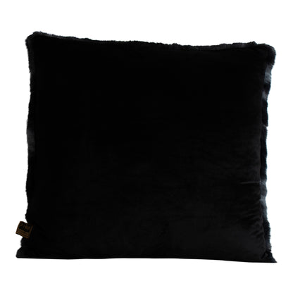 Linde pude sort fløjl 60x60 cm PTMD