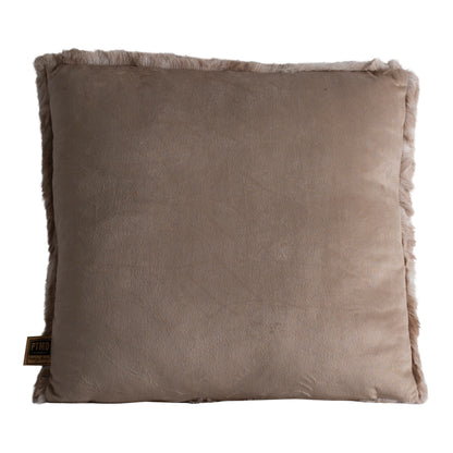 Linde Pude Beige Fløjl 45x45cm PTMD