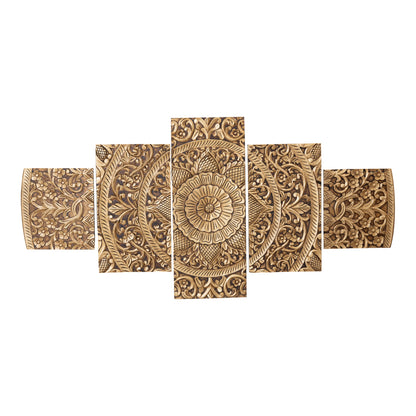 Vægpanel Sharlene - 180x90cm - MDF - Guld PTMD