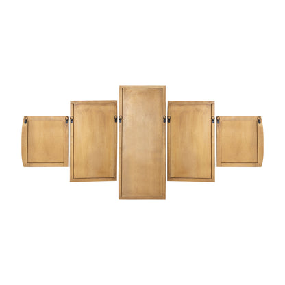 Vægpanel Sharlene - 180x90cm - MDF - Guld PTMD