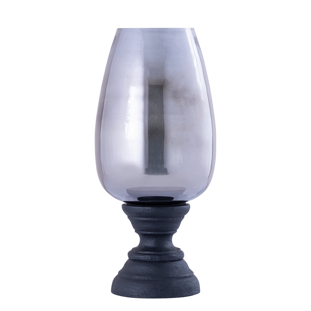 Lanterne Qez i mangotræ, sort, XL, Ø20 × 44 cm, PTMD