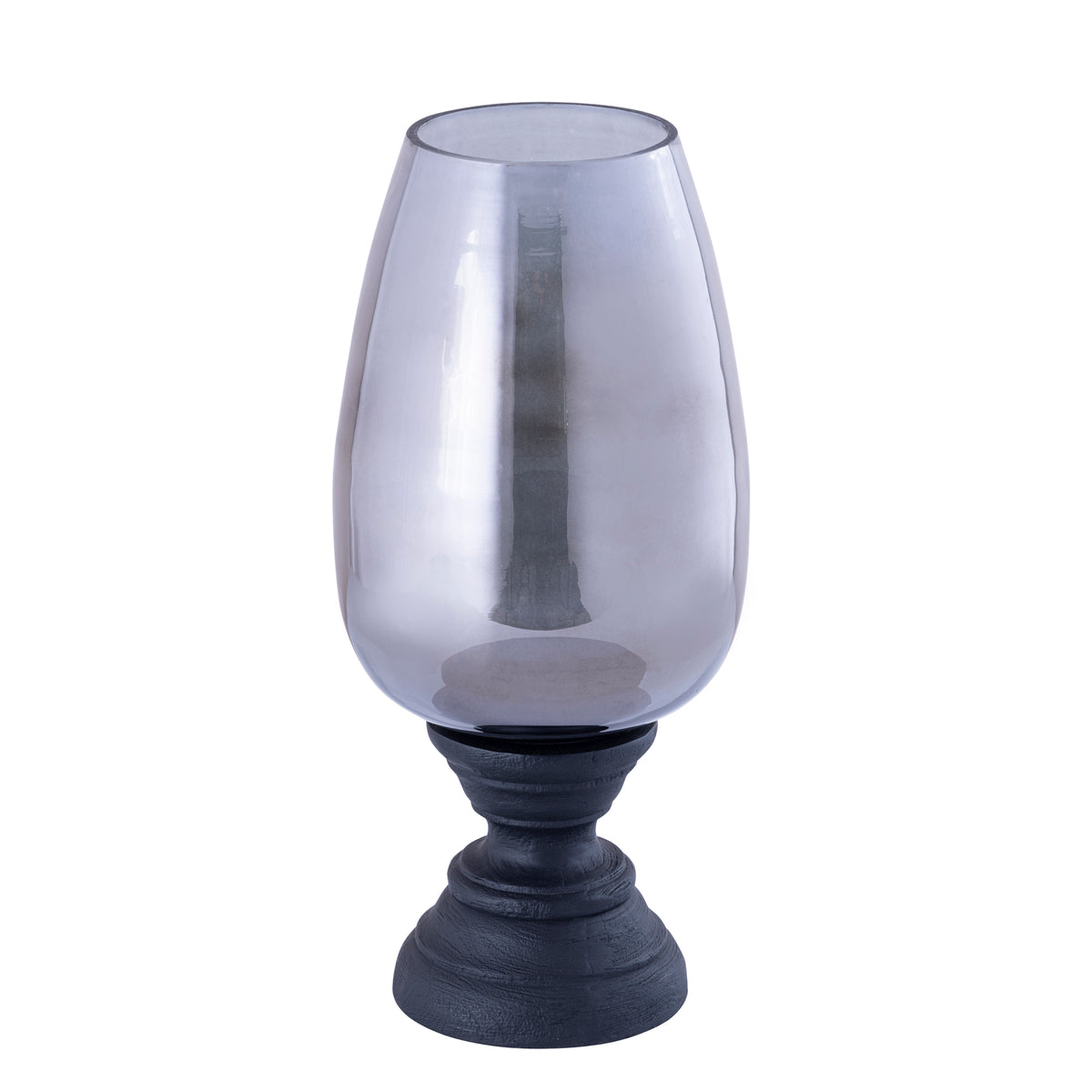 Lanterne Qez i mangotræ, sort, XL, Ø20 × 44 cm, PTMD