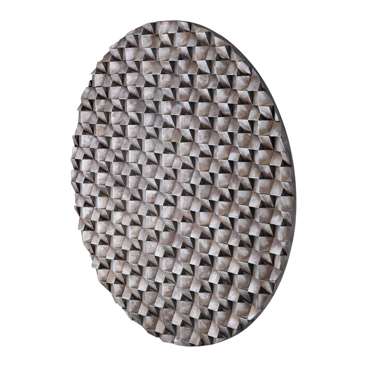 Vægpanel Zoaya bronze 3D rund, stor Ø 120 cm PTMD