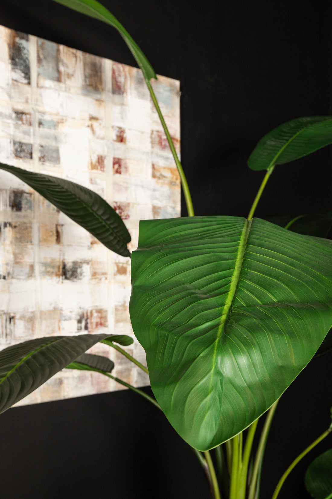 Bladeplante Grøn PE Real Touch Strelitzia L 110x63x235 cm PTMD