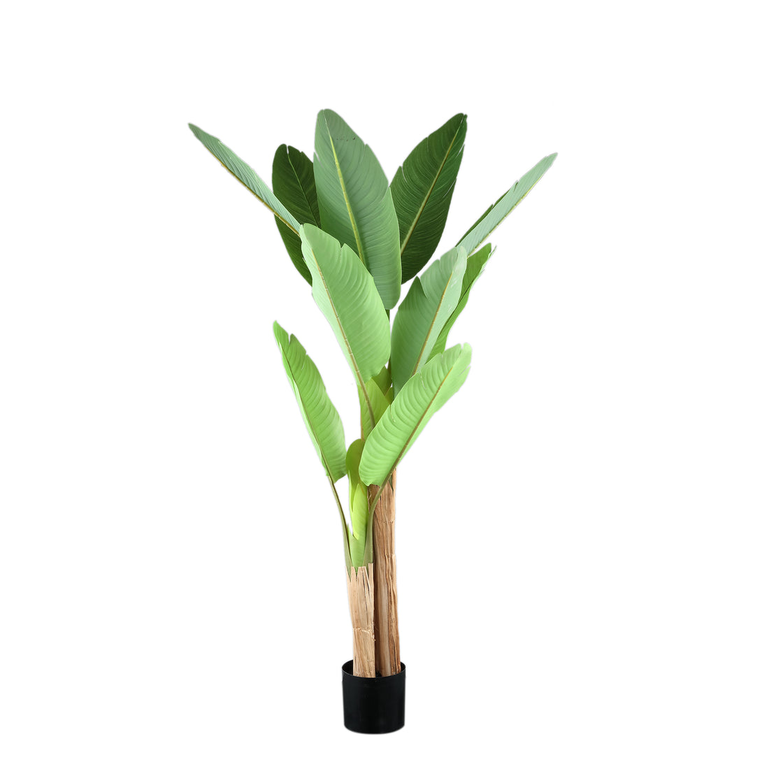 Grønt banantræ i PE med naturtro udseende S 110x108x155 cm PTMD