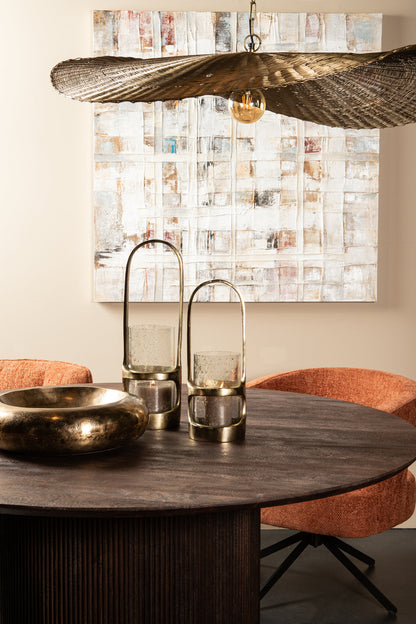 Lanterne Rahana L - 15x15x49 cm - Aluminium - Guld PTMD