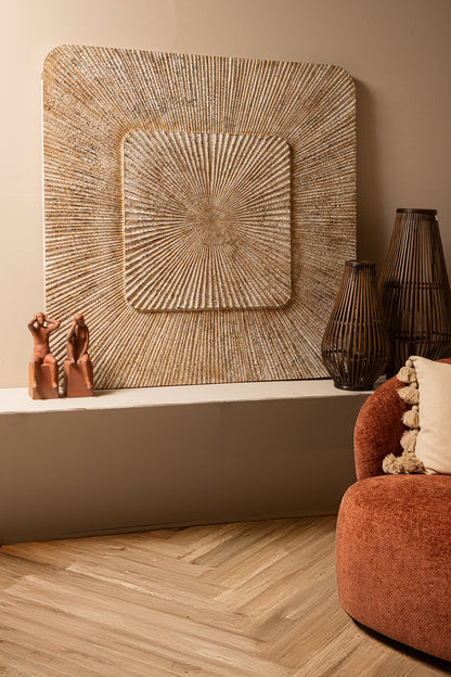 Dishita vægpanel Cream Square Large PTMD