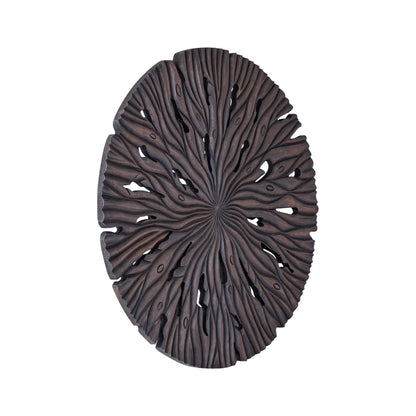 Vægpanel Bonte S - 90x2x90 cm - MDF - Brun PTMD