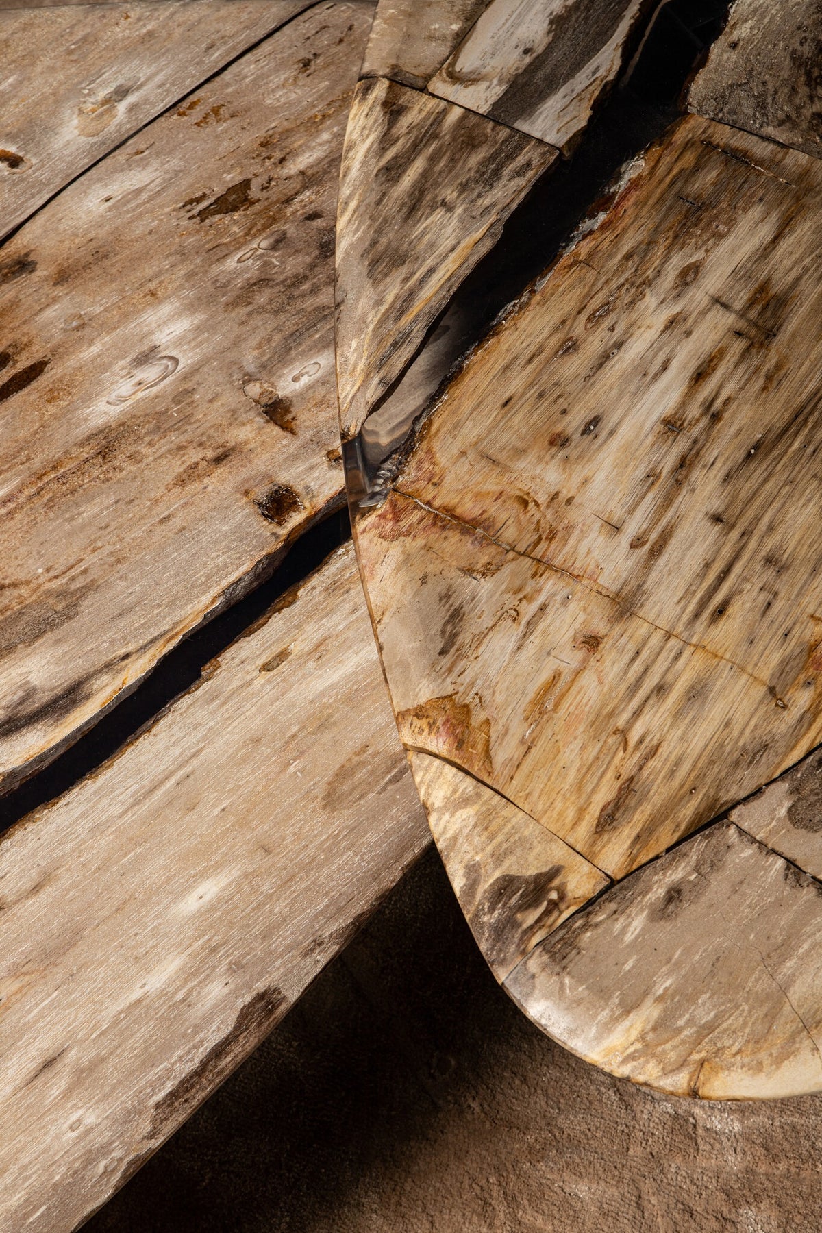 Sofabord Deeba petrified wood 130 PTMD