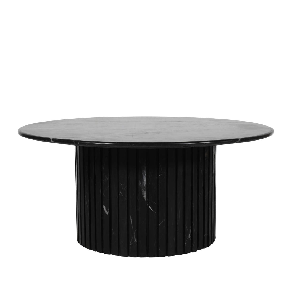 Sofabord Neelim - 91x91x41 cm - Marmor - Sort PTMD