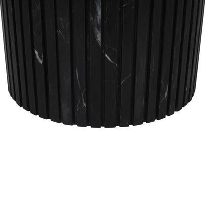 Sofabord Neelim - 91x91x41 cm - Marmor - Sort PTMD