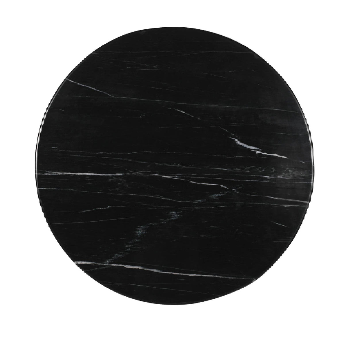 Sofabord Neelim - 91x91x41 cm - Marmor - Sort PTMD