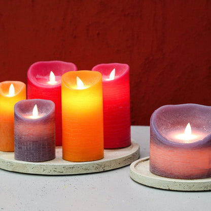 Sæt med 5 LED-lys Rustic Lilac PTMD