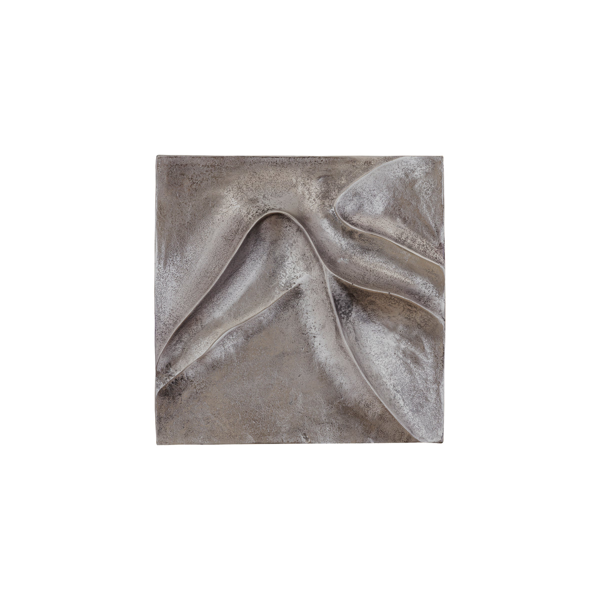 Vægpanel Gihan S - 42x5x42 cm - Aluminium - Sølv PTMD