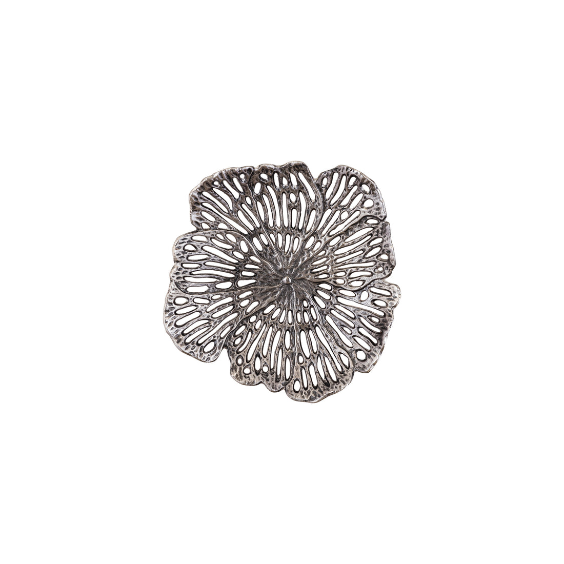 Fad Ryhann S - 31x30x6 cm - Aluminium - Sølv PTMD